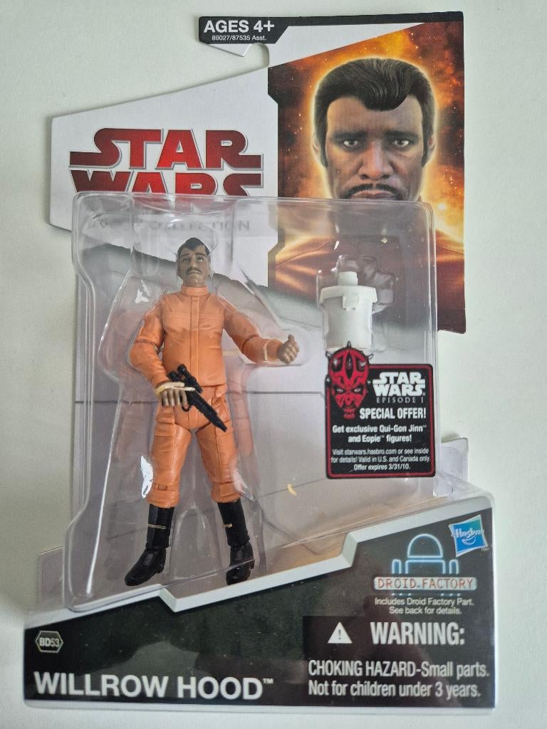Star Wars TLC Red BD53 Willrow Hood - 'Ice Cream Maker', Ophalen of Verzenden, Nieuw, Actiefiguurtje