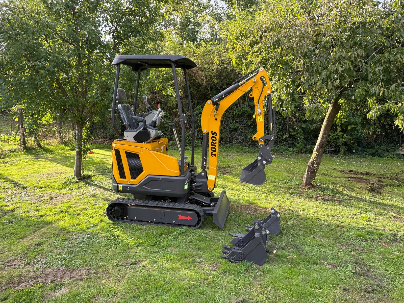 TOROS Minigraver  1.6 ton, Ophalen, Graafmachine