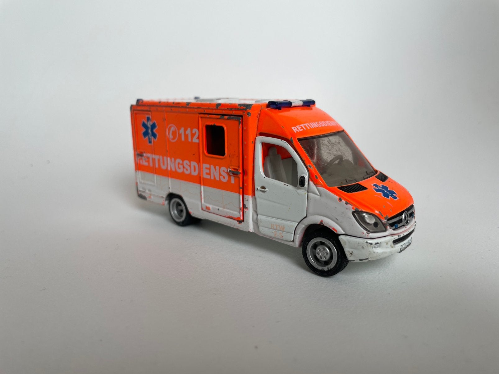 model MB Mercedes Benz Sprinter Ambulance duits Siku 1/55, Ophalen of Verzenden, Gebruikt, Auto, SIKU