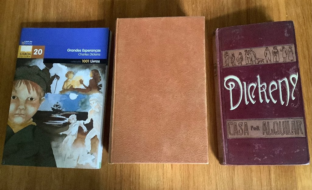 Charles Dickens, 3 x Portugees, Antiek en Kunst, Antiek | Boeken en Bijbels, Ophalen of Verzenden, Charles Dickens