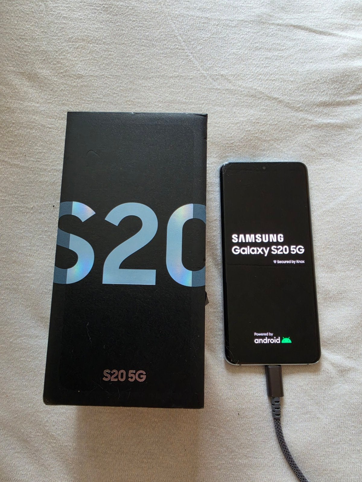 Samsung Galaxy S20 5G Dual-SIM 128GB Cloud Blue, Gebruikt, Galaxy S20, Blauw, Ophalen of Verzenden