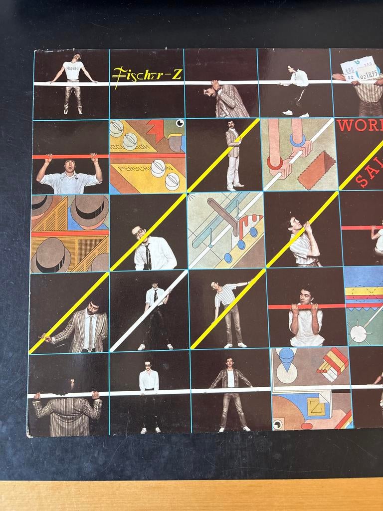 Fischer-Z - Word Salad LP (1979) - United Artists Records, Cd's en Dvd's, Gebruikt, Originele persing, Ophalen of Verzenden, 1970 - 1979