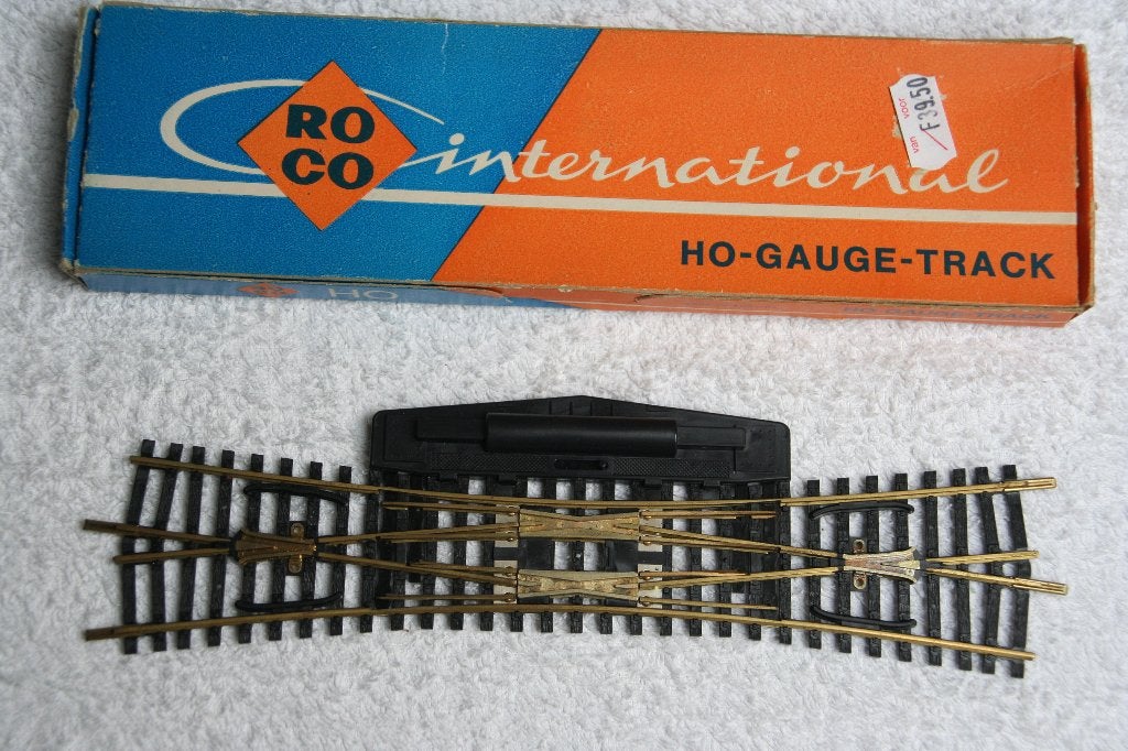 Roco H0-spoor HO 4545 engelse kruiswissel handmatig (18), Hobby en Vrije tijd, Modeltreinen | H0, Gelijkstroom, Nieuw, Rails, Ophalen of Verzenden