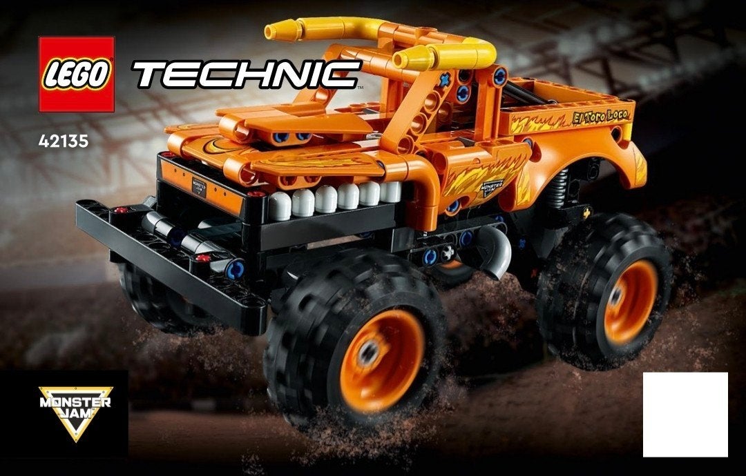 LEGO Technic 42135 Monster Jam El Toro Loco - ZGAN, Lego, Inclusief instructies, Ophalen of Verzenden, Zo goed als nieuw