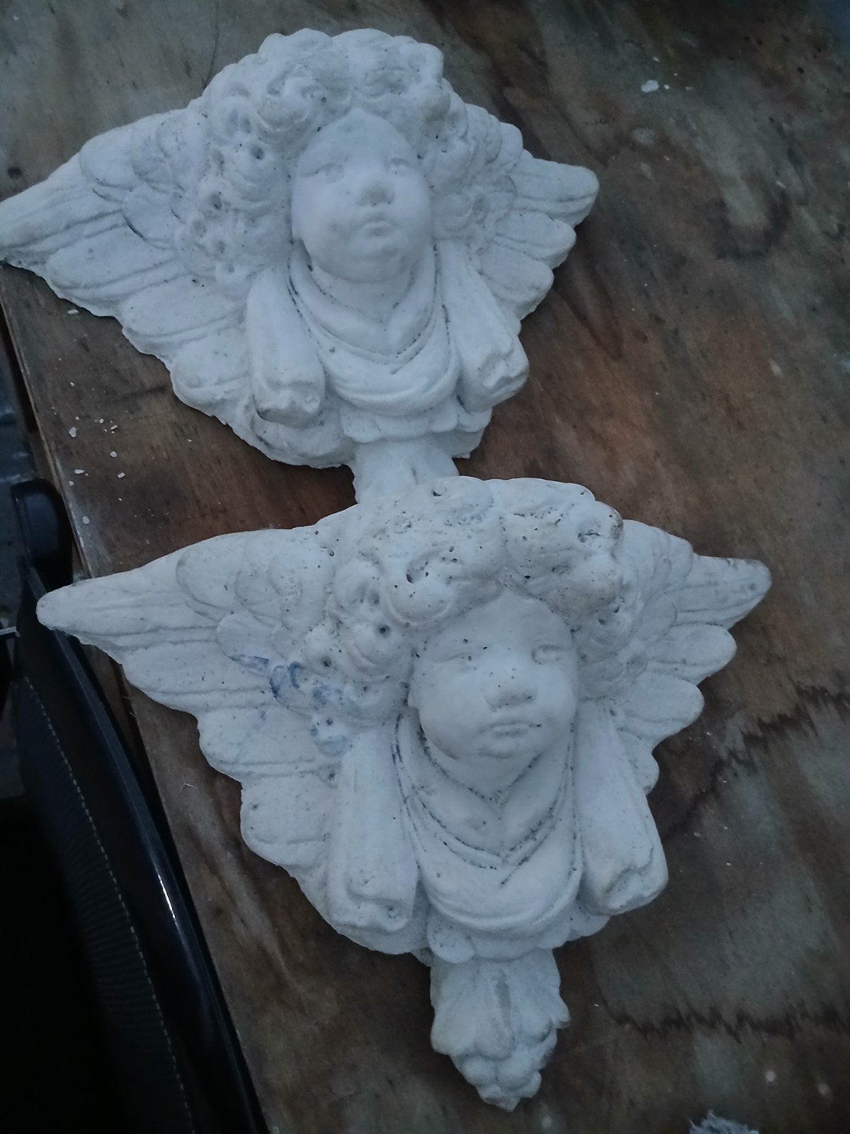 Betonnen Engelen Decoratie - 40x27x15 cm, Ophalen