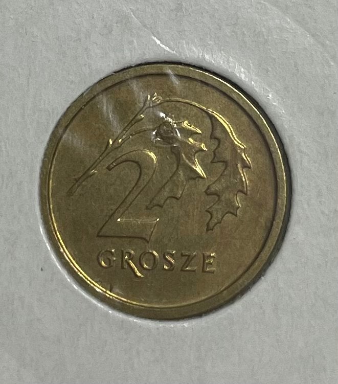 2 grosze Polen 2015, Ophalen of Verzenden, Polen