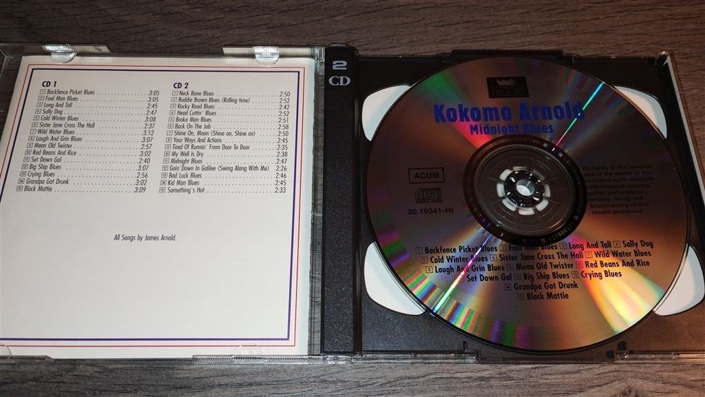 Kokomo Arnold - Midnight Blues [2 CD], Ophalen of Verzenden, Zo goed als nieuw, Jazz
