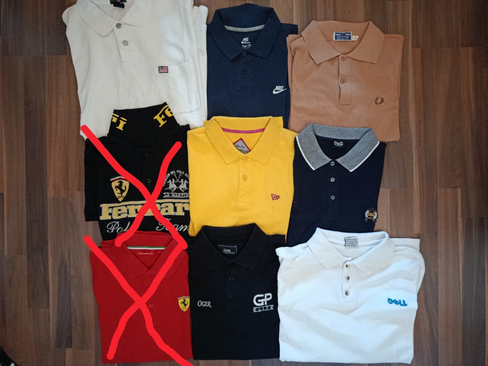 7 unieke heren polo bundel, Ophalen, Maat 52/54 (L)