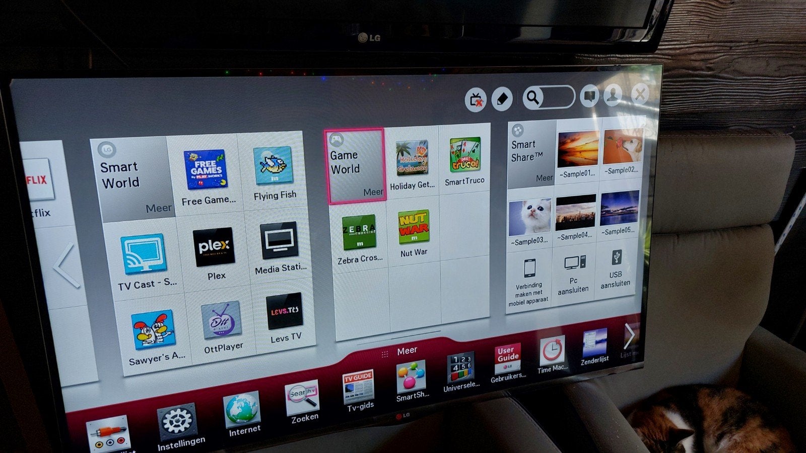 Lg smart tv 47 inch 120 cm, Ophalen, Gebruikt, 50 Hz, 100 cm of meer
