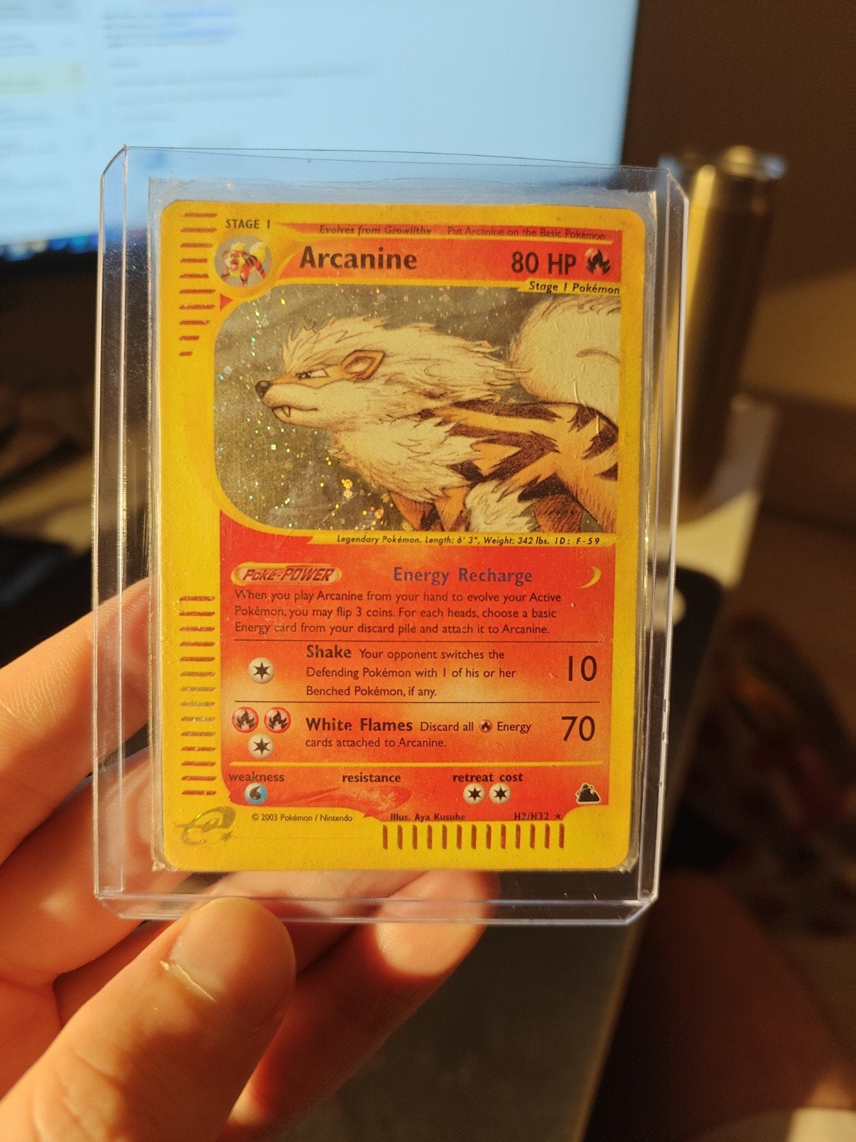 Arcanine (SK H2) + Dark Gengar (NDE 6) - Lees beschrijving!, Ophalen of Verzenden, Gebruikt, Meerdere kaarten