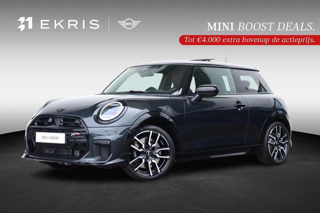 MINI Cooper C | Pakket S + John Cooper Works Uitvoering, Auto's, Mini, Bedrijf, Te koop, Cooper, Achteruitrijcamera, Alarm, Digitale radio-ontvangst