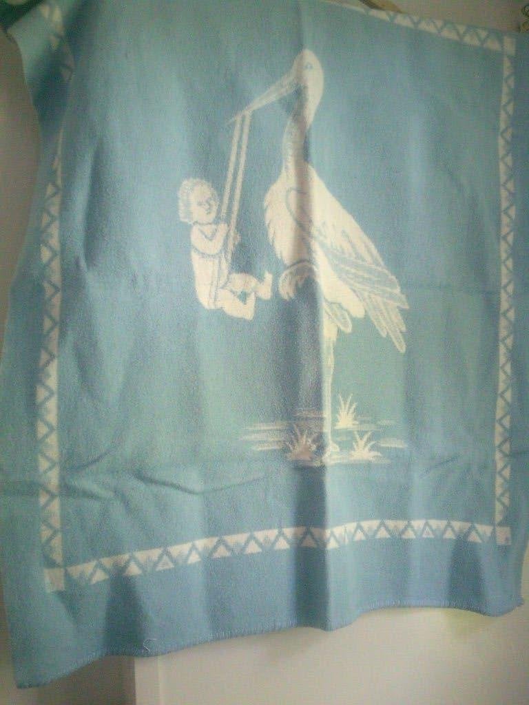 Dekentje baby, Kinderen en Baby's, Dekens, Slaapzakjes en Inbakerproducten, Verzenden, Zo goed als nieuw, Blauw, Deken