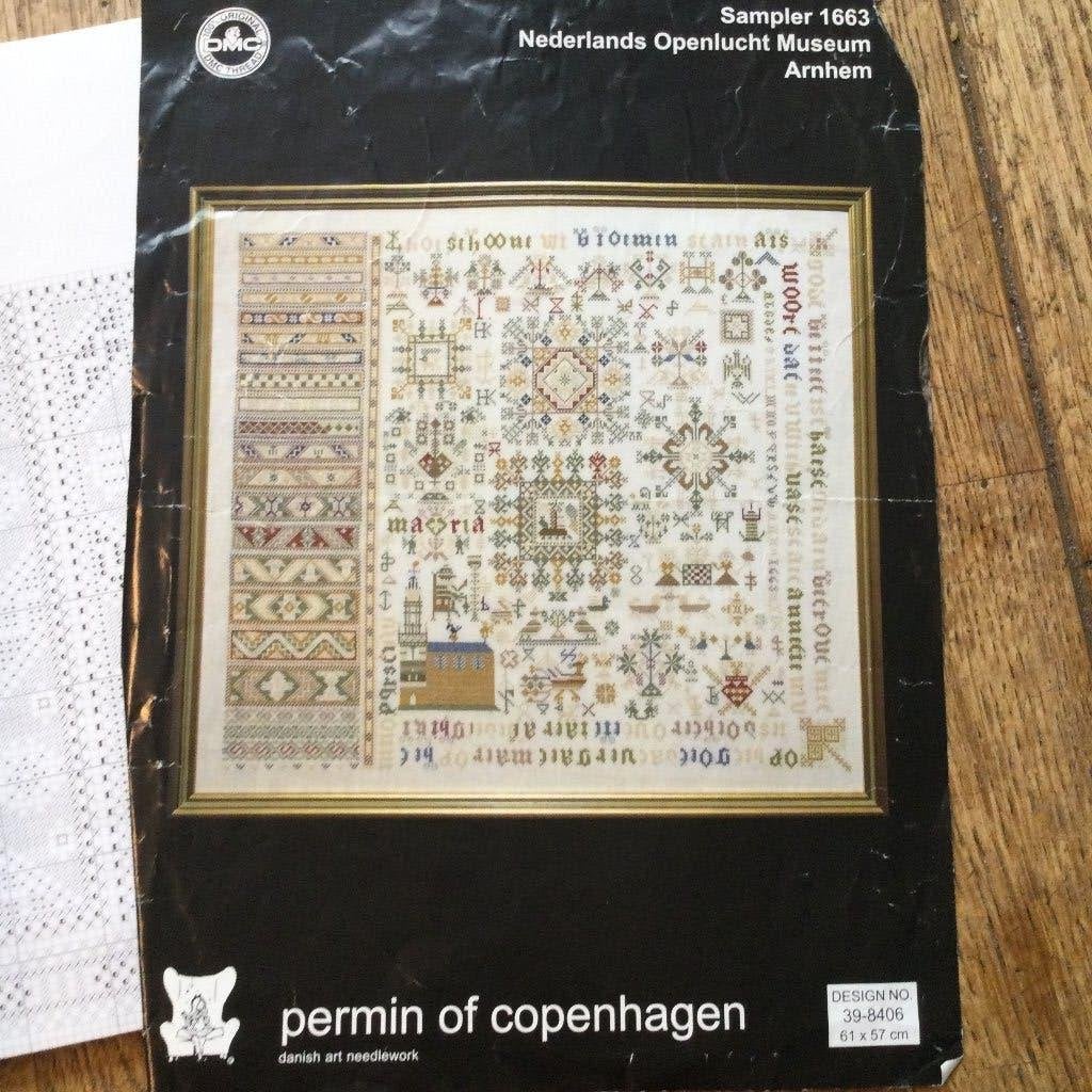 Borduurpatroon merklap 1663 Openlucht Museum, Ophalen of Verzenden, Zo goed als nieuw, Patroon