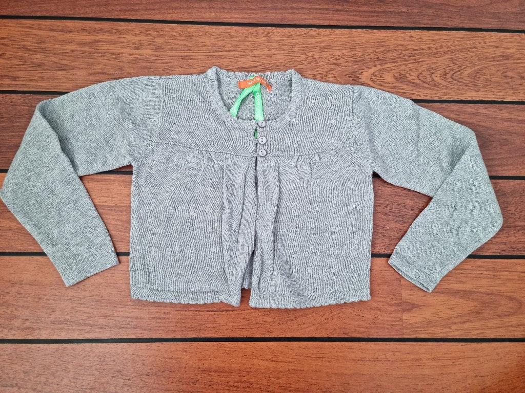 HEMA bolero vestje grijs maat 110/116 ** NIEUW ** ERG LEUK *, Meisje, Trui of Vest, Nieuw, Ophalen of Verzenden