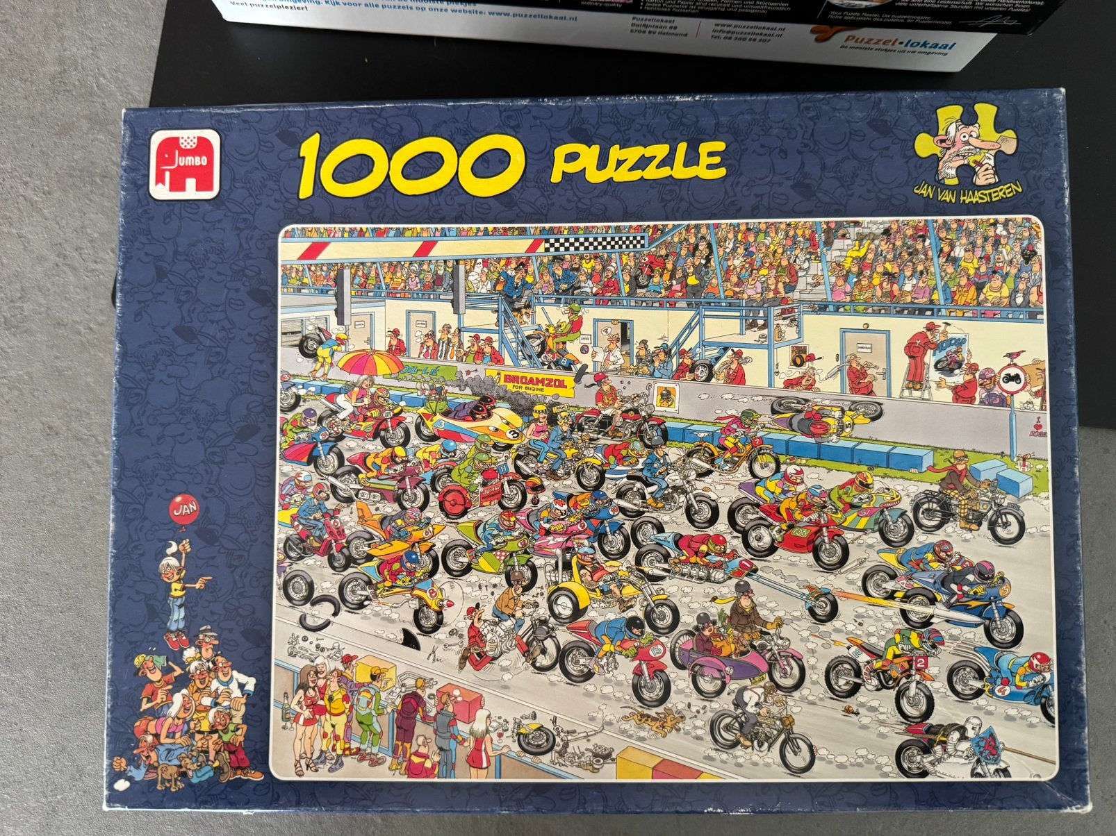 4 puzzels, te koop of ruil. Wasgij en Jan van Haasteren, Ophalen, 500 t/m 1500 stukjes, Gebruikt