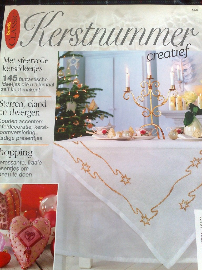 Burda Classic Kerst n.876 creatief 145 fantastische ideetjes, Verzenden, Zo goed als nieuw, Patroon