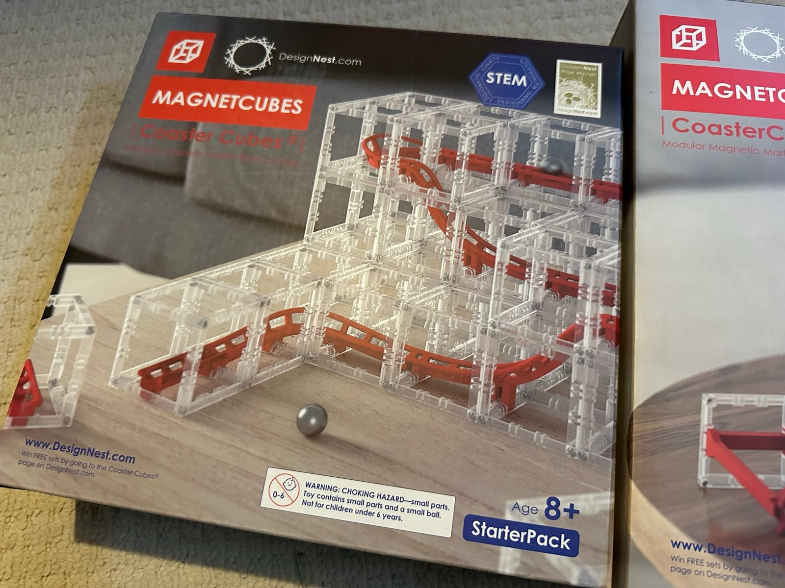 Magnetcubes Starter & Advanced Pack - Modulaire Knikkerbaan, Ophalen of Verzenden, Zo goed als nieuw, Overige merken