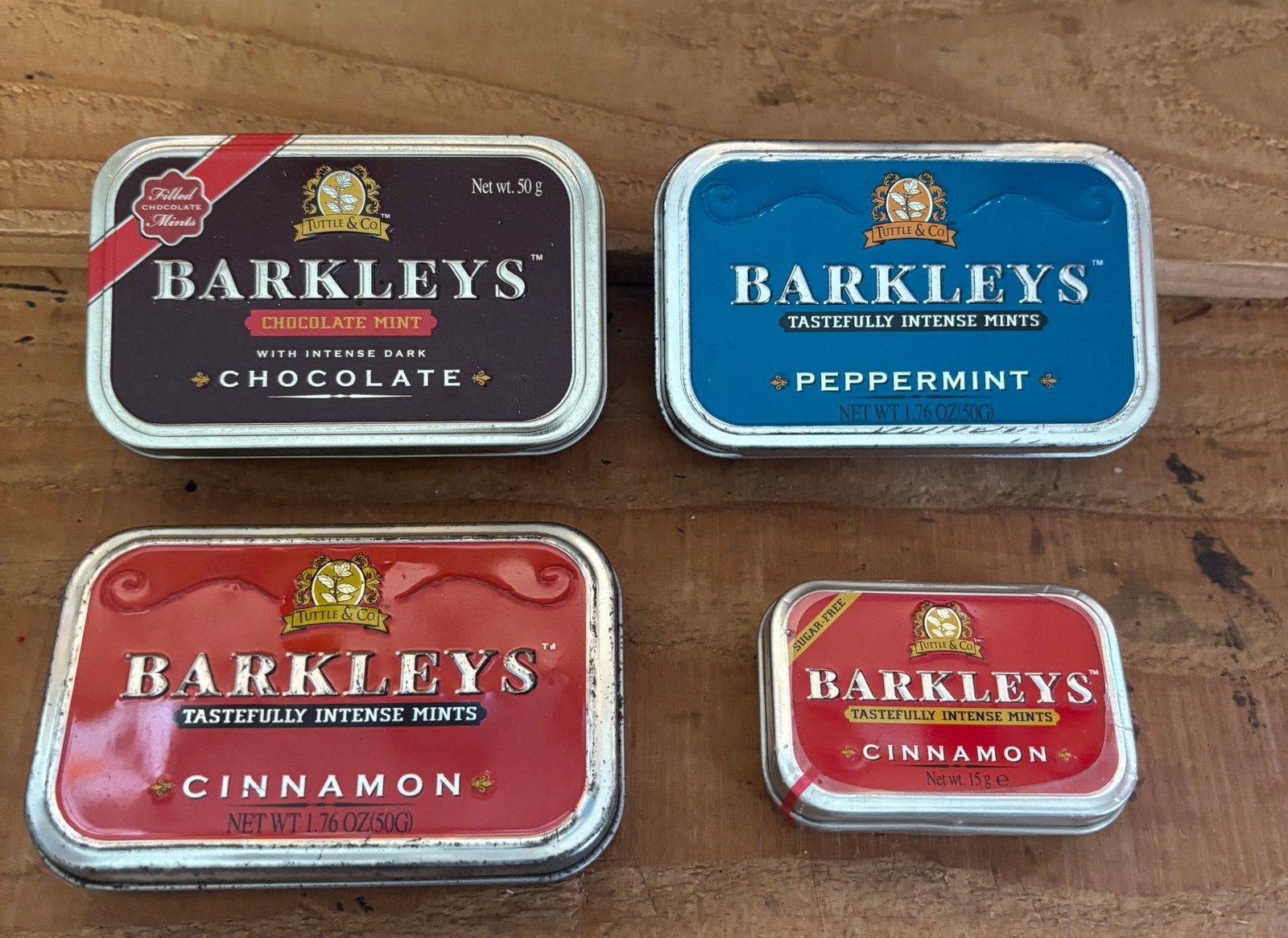 Barkleys blikjes, Verzamelen, Ophalen of Verzenden, Zo goed als nieuw, Overige