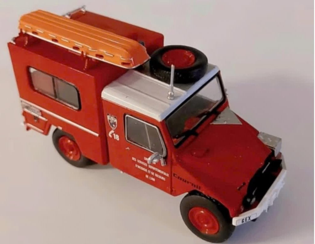 Cournil SCE 25 L Grimp verkenning Brandweer schaal 1/43 # 35, Verzenden, Nieuw, Auto, Overige merken