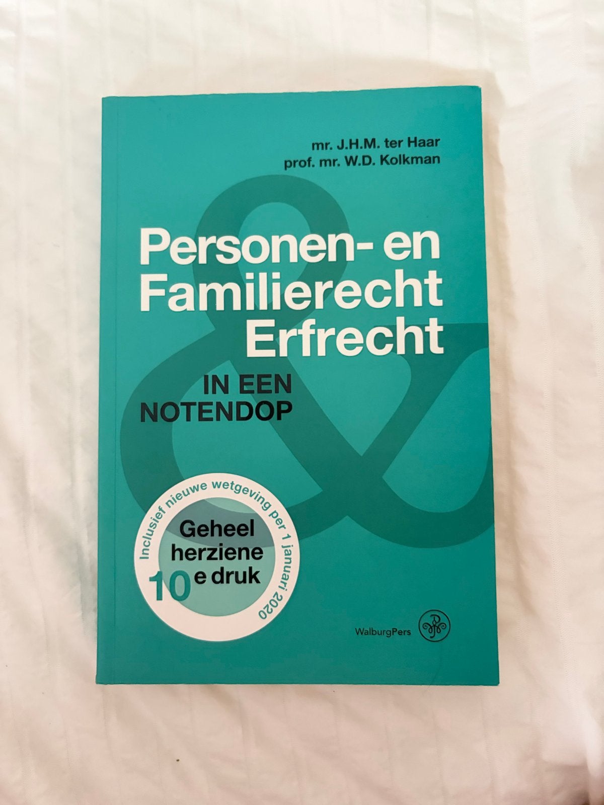 Personen- en Familierecht & Erfrecht in een Notendop, Ophalen of Verzenden, Gamma, Zo goed als nieuw, HBO