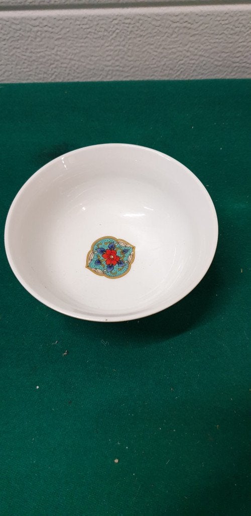 -	Kom en lepelset aziatische stijl, Ophalen of Verzenden, 'T Olde Gre-j, Info@toldegrej.nl, Endepoelstraat 20f Didam