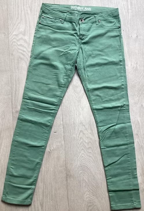 Sutherland spijkerbroek Jeans Groen Maat 38 (M), Sutherland, Overige kleuren, Ophalen of Verzenden, Zo goed als nieuw