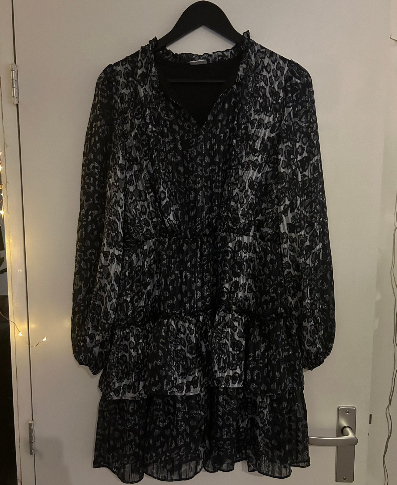 Jacqueline de Jong luipaard jurk, maat M, Kleding | Dames, Maat 38/40 (M), Bruin, Nieuw, Ophalen of Verzenden