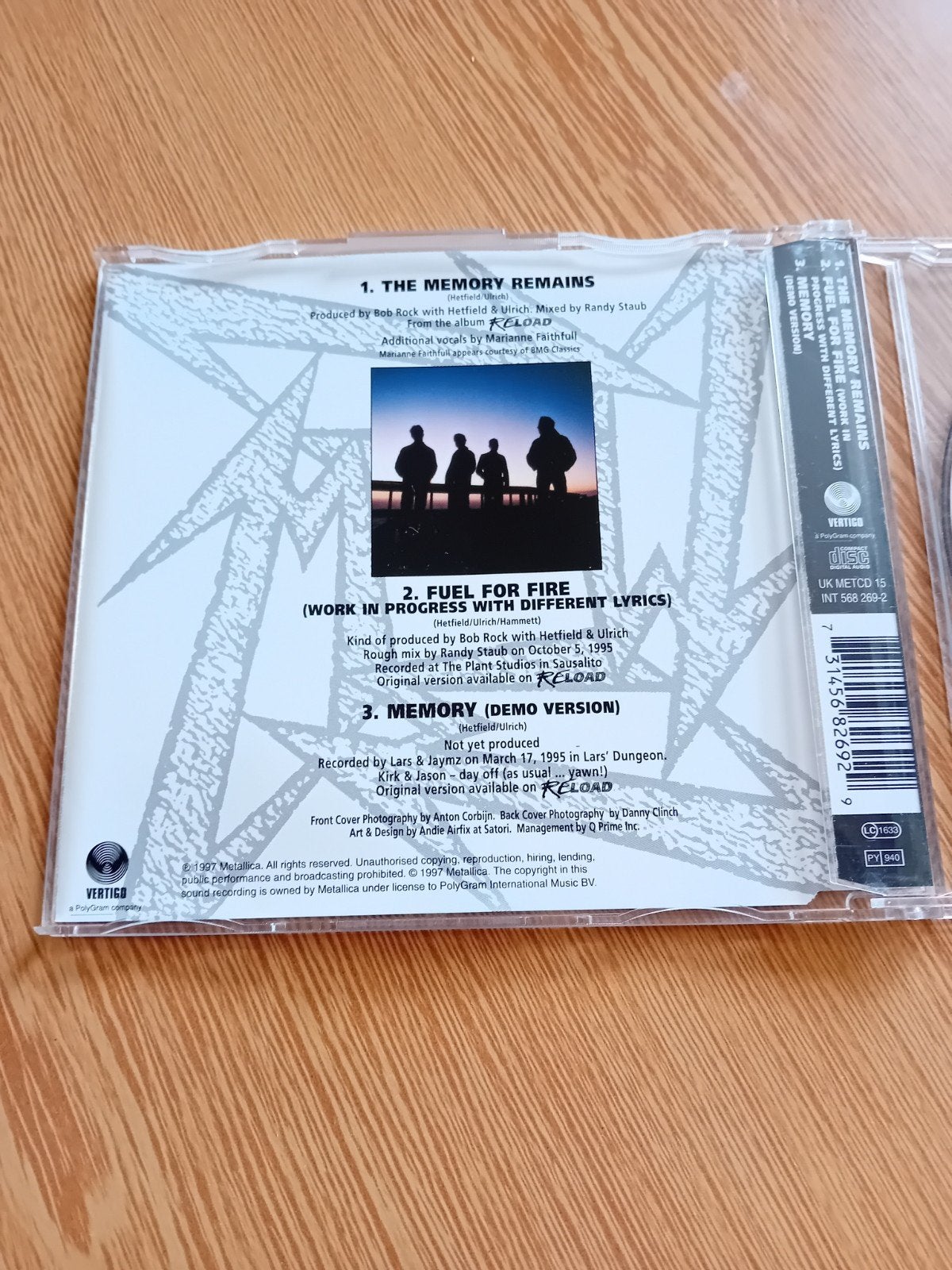 Metallica - The Memory Remains, Ophalen of Verzenden, Zo goed als nieuw, Heavy metal, Single