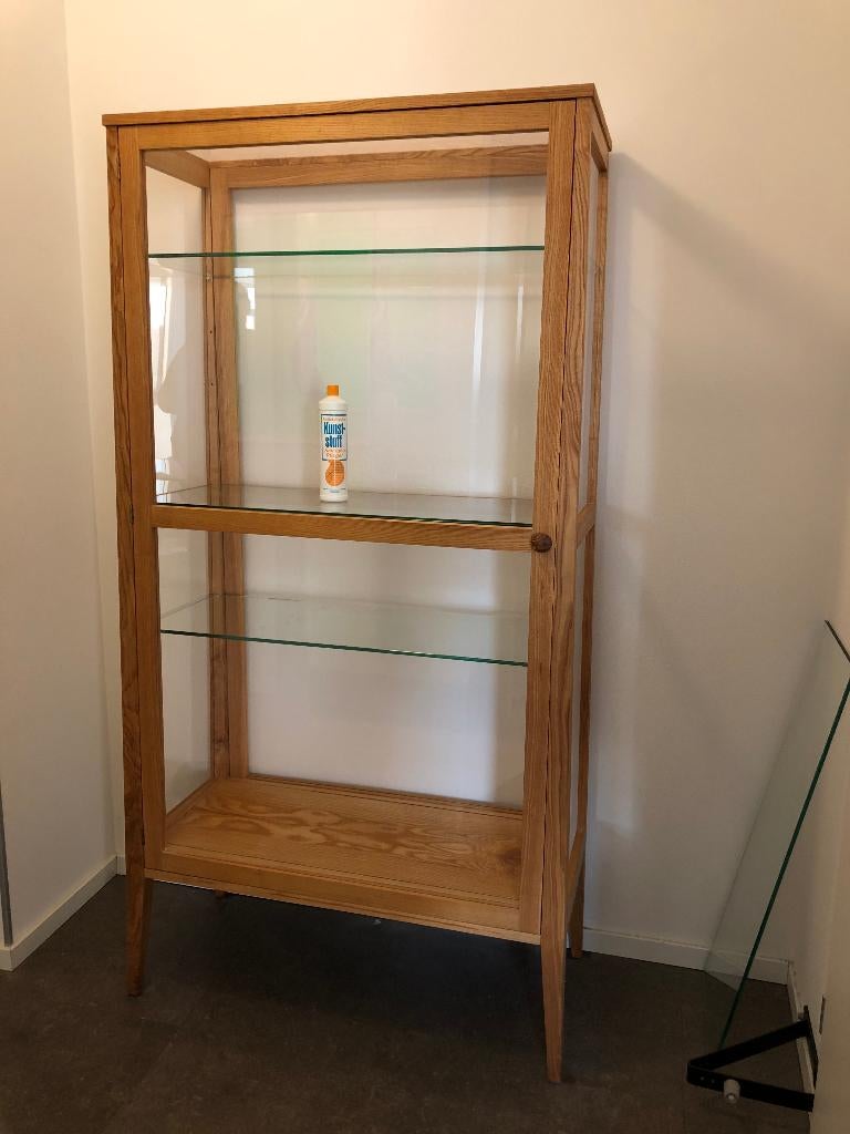Vitrinekast - handgemaakt - design meubelmaker Atelier 4D, Ophalen, Met deur(en), 50 tot 100 cm, Modern