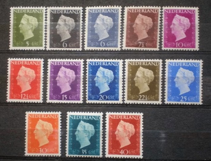 Nederland NVPH 474 - 486 (pf), Postzegels en Munten, Postzegels | Nederland, Ophalen of Verzenden, Na 1940, Postfris