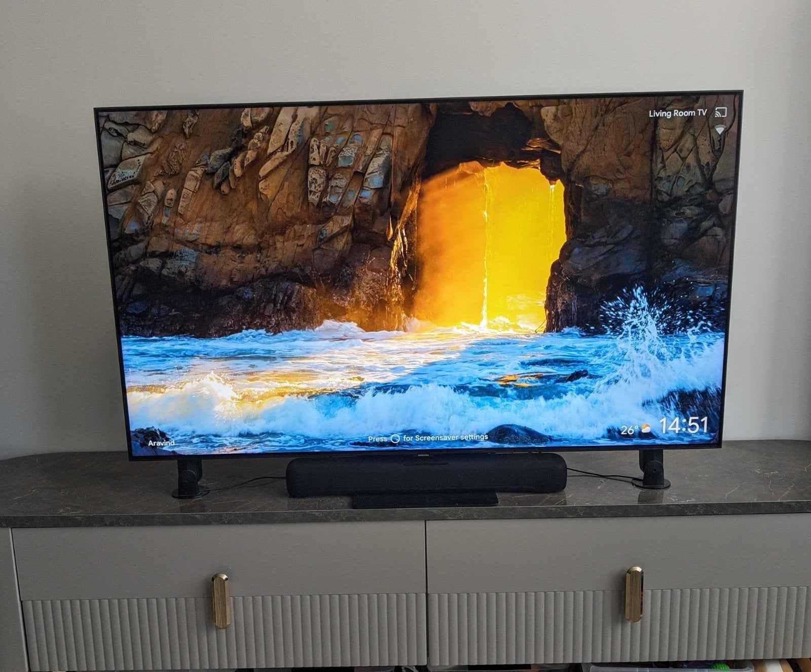 Samsung Q90T 55 inch QLED 4K Smart TV, Ophalen, QLED, 120 Hz, Zo goed als nieuw