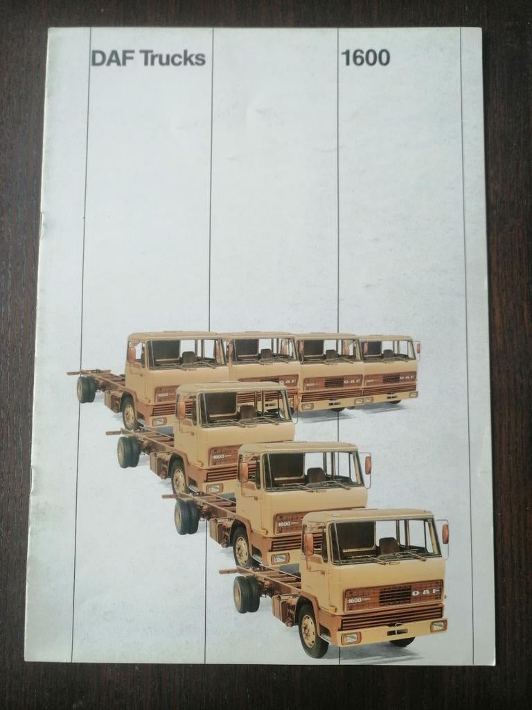 DAF Trucks 1600 Brochure, Verzenden, Gelezen, Overige merken, DAF Trucks