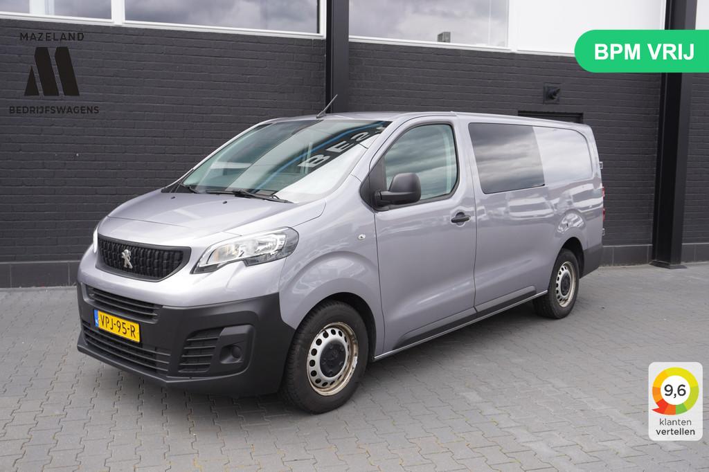 Peugeot Expert 2.0 BlueHDI 145PK L3 Dubbele Cabine Automaat, Auto's, Bestelauto's, Voorwielaandrijving, 145 pk, Stof, Gebruikt