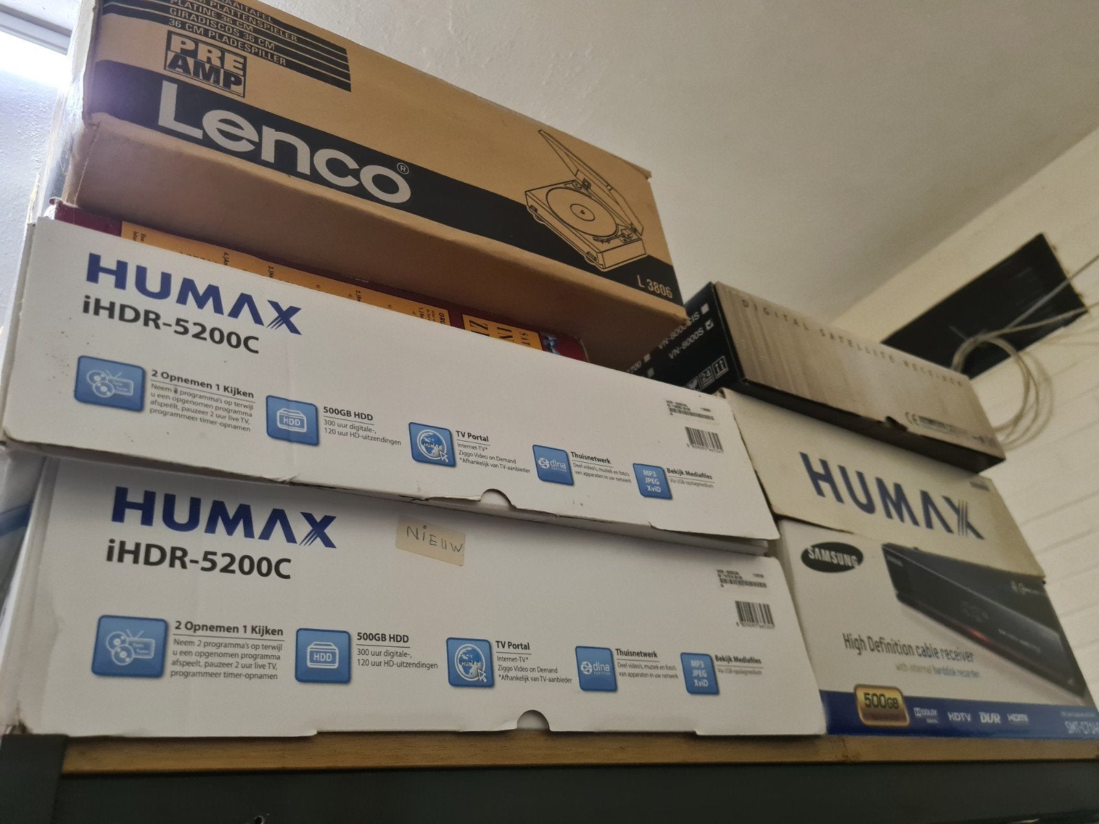 Humax iHDR-5200C HD Recorder 500GB, Audio, Tv en Foto, Decoders en Harddiskrecorders, Ophalen, Nieuw, Harddiskrecorder