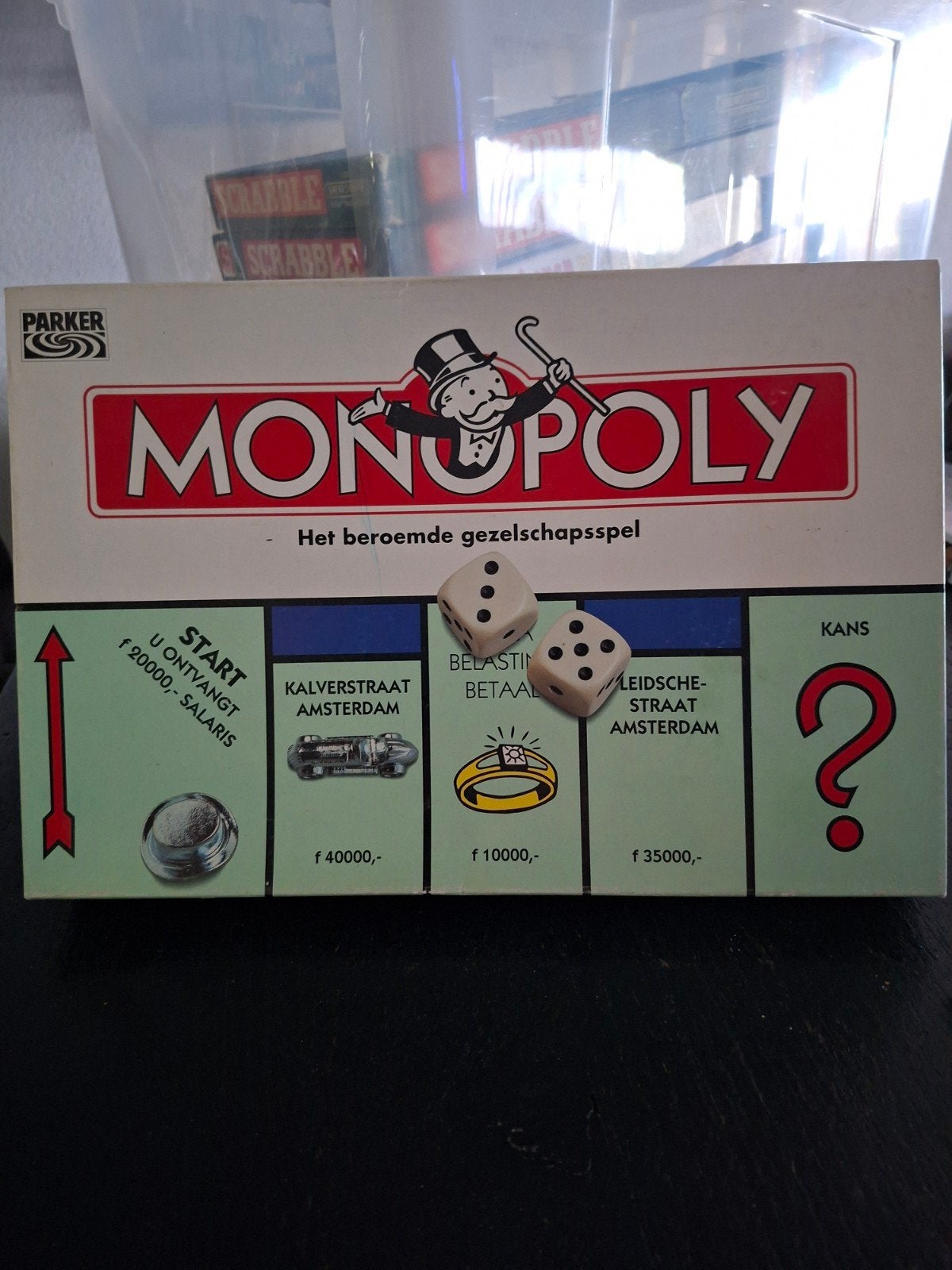 Monopoly bordspel - Klassieke editie, Vijf spelers of meer, Ophalen of Verzenden, Gebruikt, Parker Brothers / Clipper Games