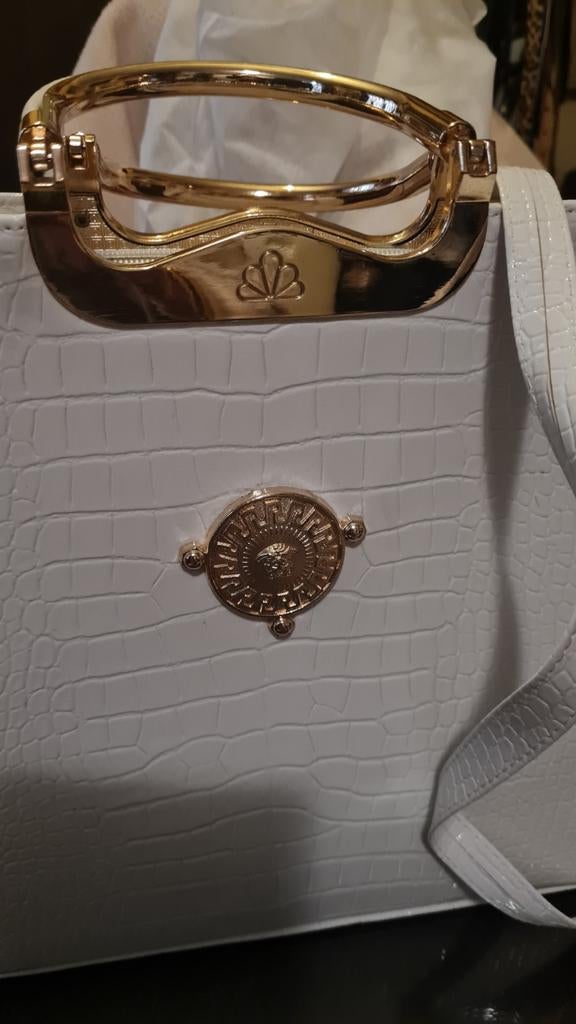 Versace tas, Sieraden, Tassen en Uiterlijk, Ringen, Ophalen of Verzenden, Wit, Goud, Dame