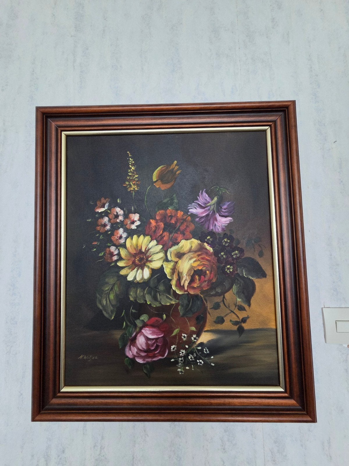 Mooi schilderij, Ophalen