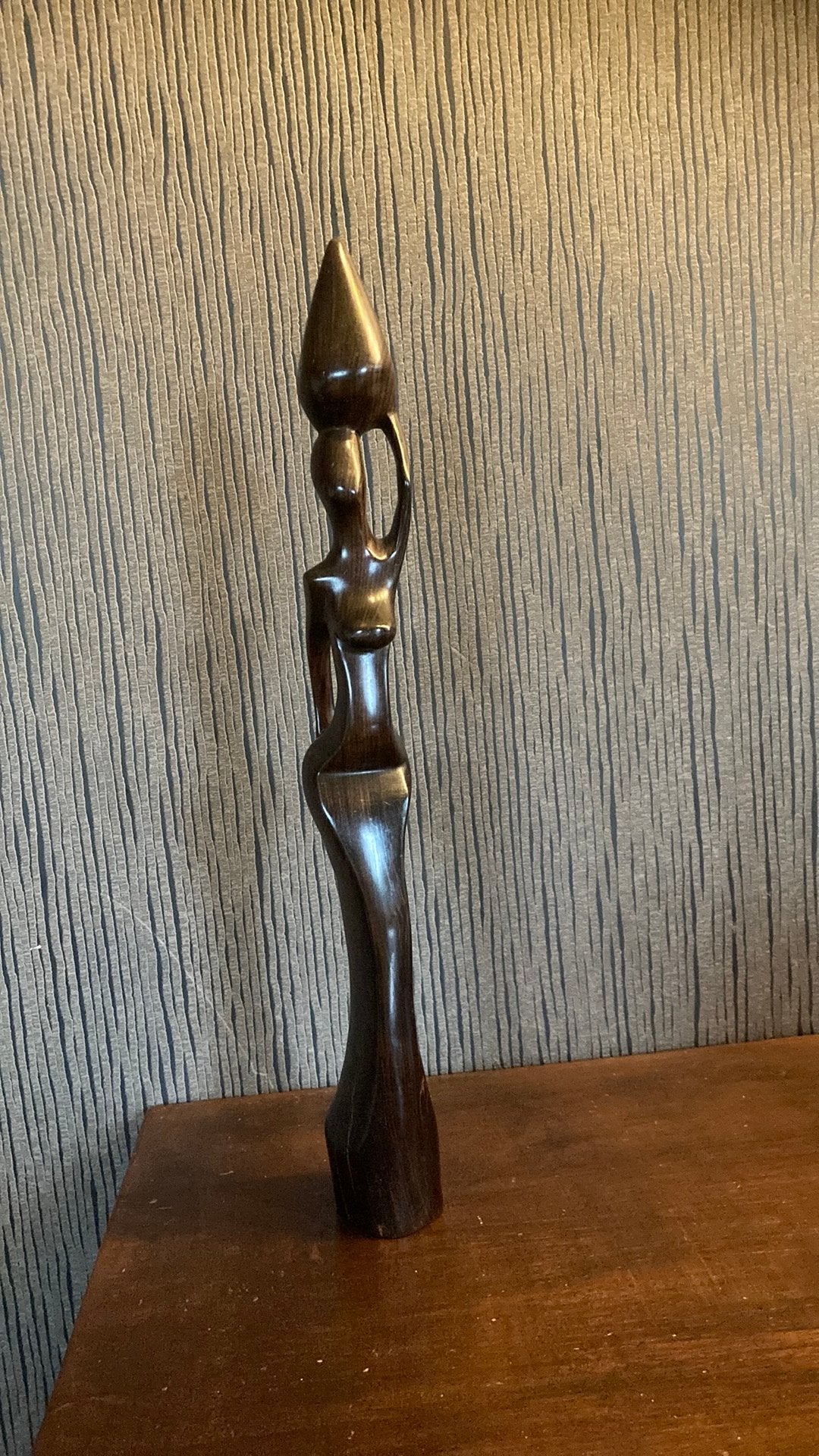 Elegant Afrikaans beeldje, Ophalen of Verzenden