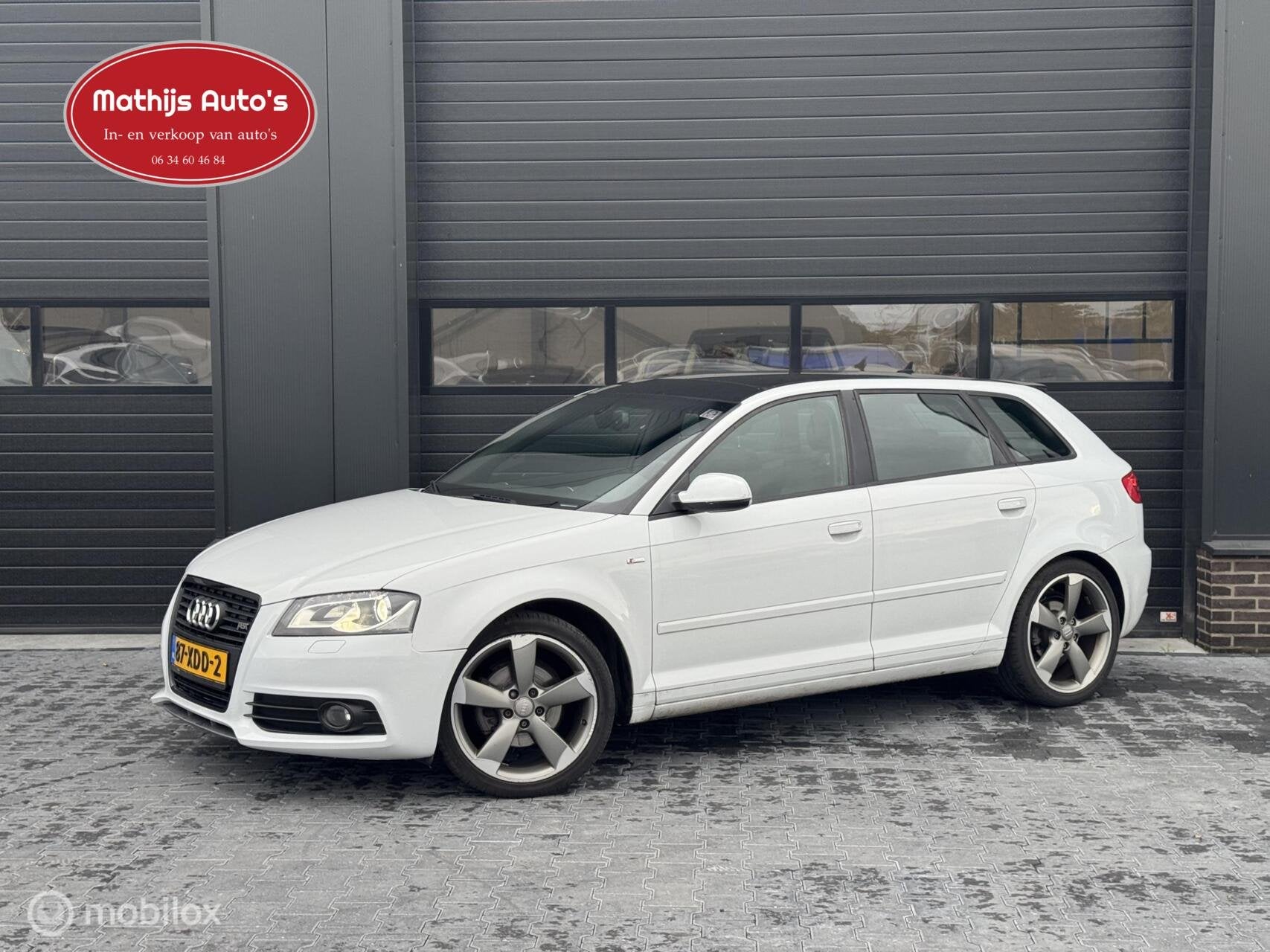 Audi A3 Sportback 1.4 TFSI Ambition Pro Line S, Pano, Cruise, Euro 5, 125 pk, 4 cilinders, Wit
