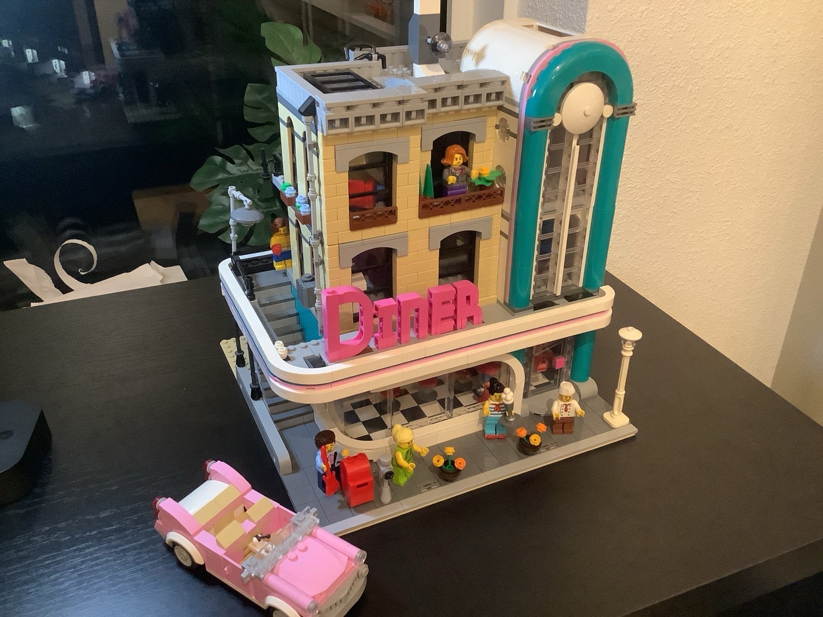 LEGO Creator Expert 10260 Downtown Diner - Inclusief doos, Kinderen en Baby's, Lego, Ophalen of Verzenden, Zo goed als nieuw, Inclusief doos