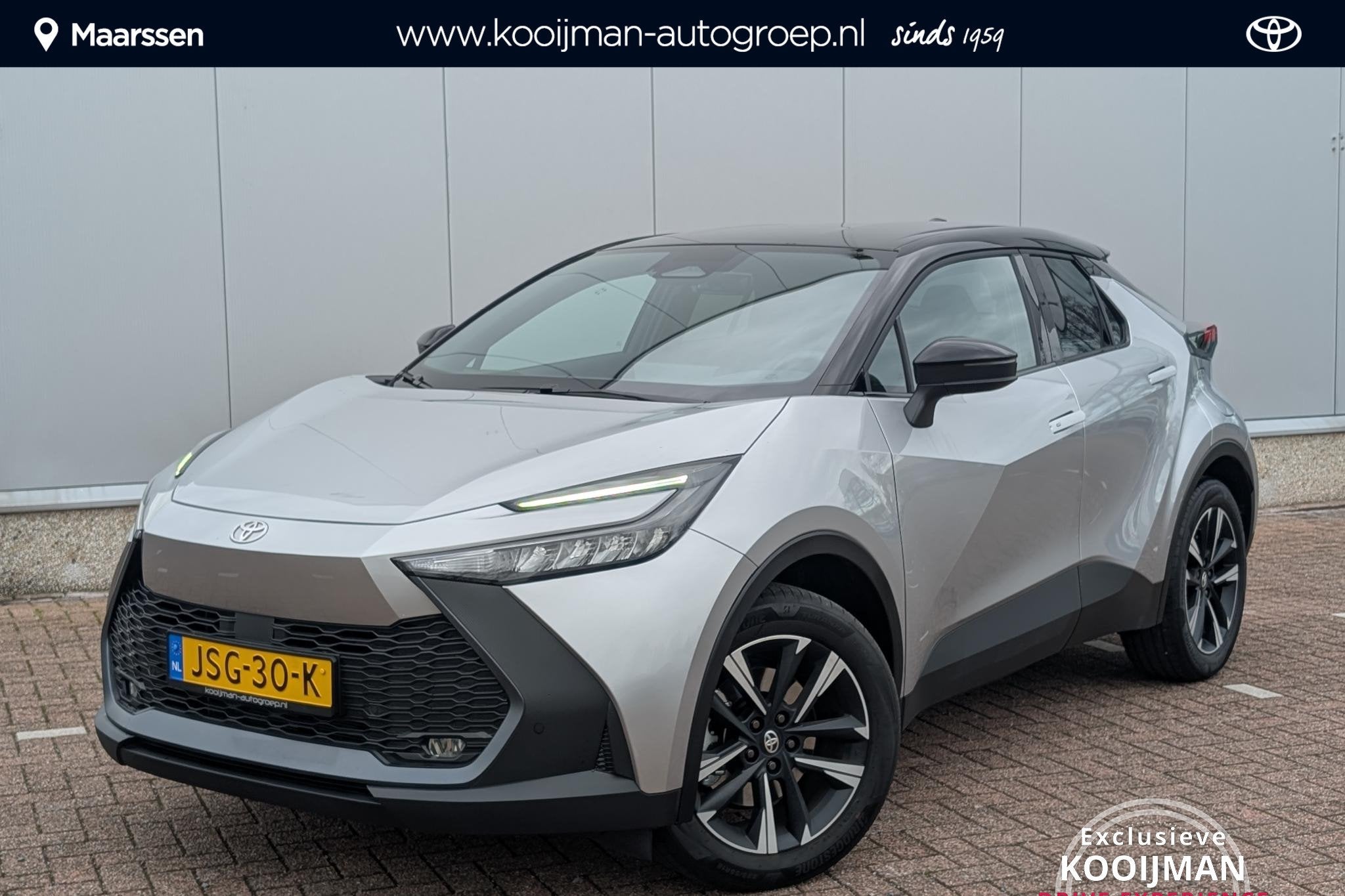 Toyota C-HR 2.0 Plug-in Hybrid 220 Dynamic / Camera / Stoel, Auto's, Dealer onderhouden, 4 cilinders, Bedrijf, Grijs
