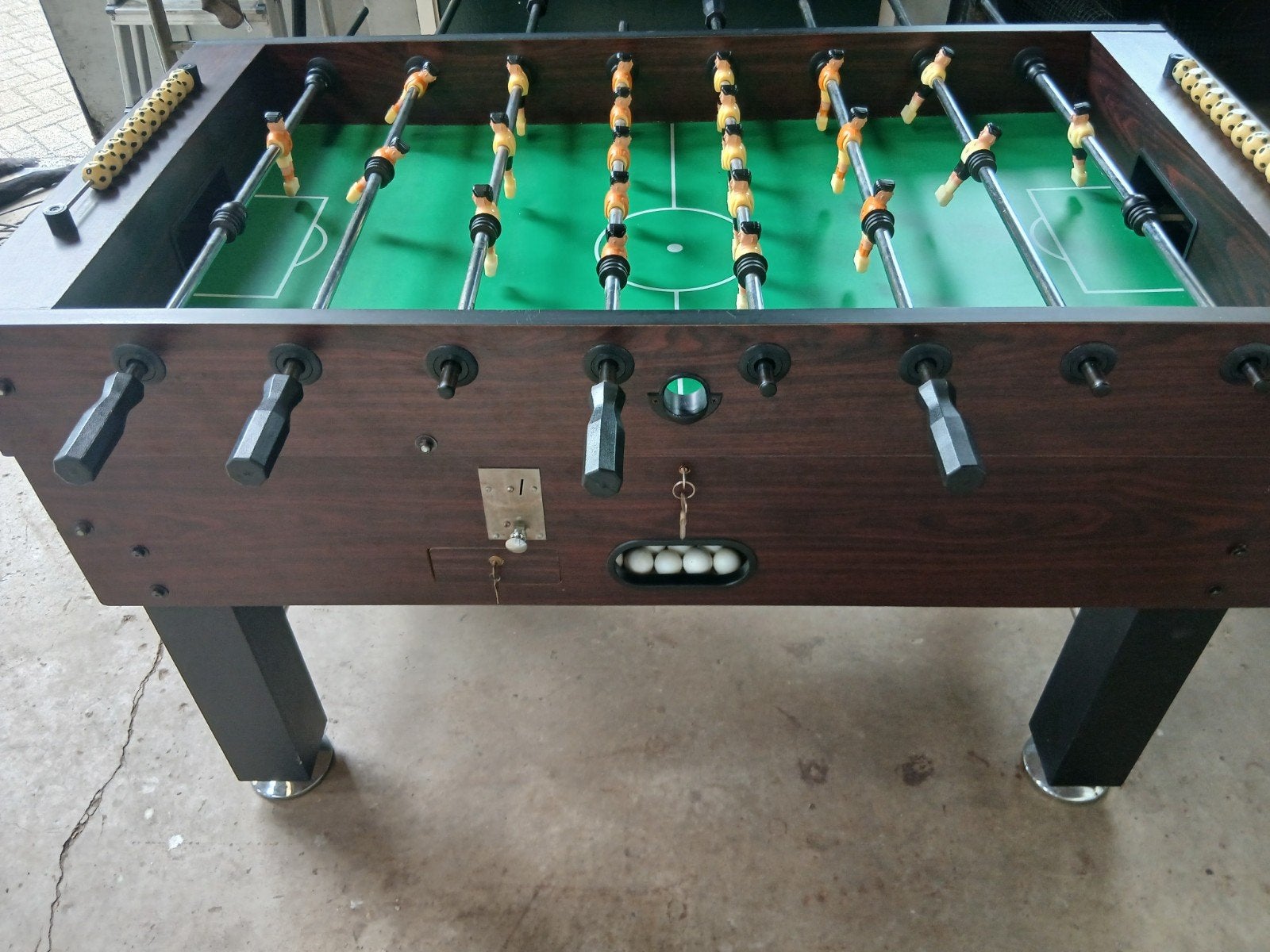 Tafelvoetbaltafel - Tafelvoetbalspel, Ophalen, Gebruikt