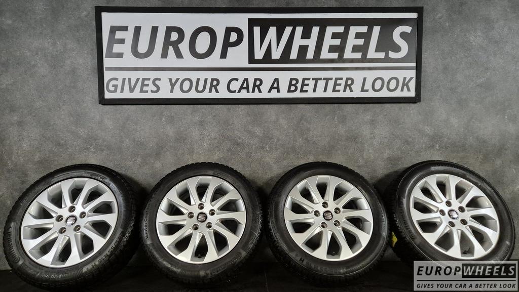 16 inch Seat Leon Audi A3  Golf 7 8 Winterbanden 205 55, Gebruikt, -, Banden en Velgen, -