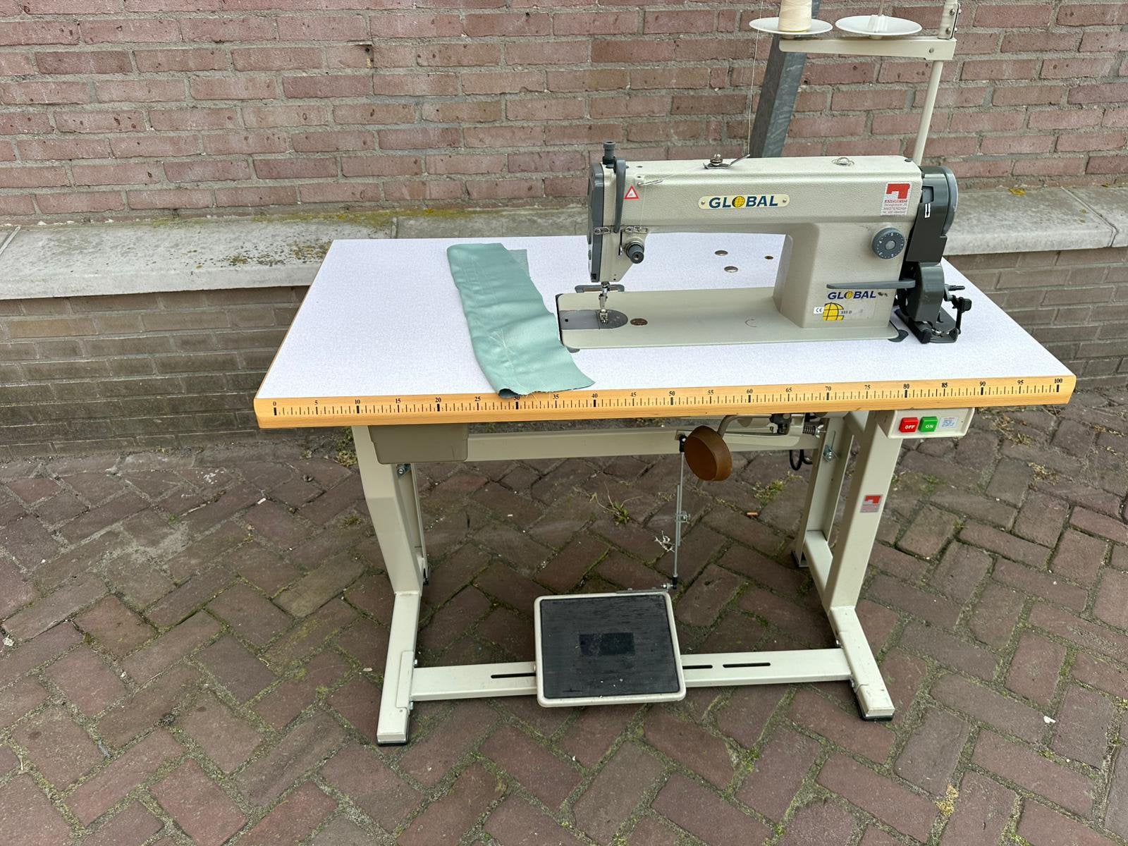 Industrie naaimachine global, Overige merken, Gebruikt, Ophalen of Verzenden, Naaimachine