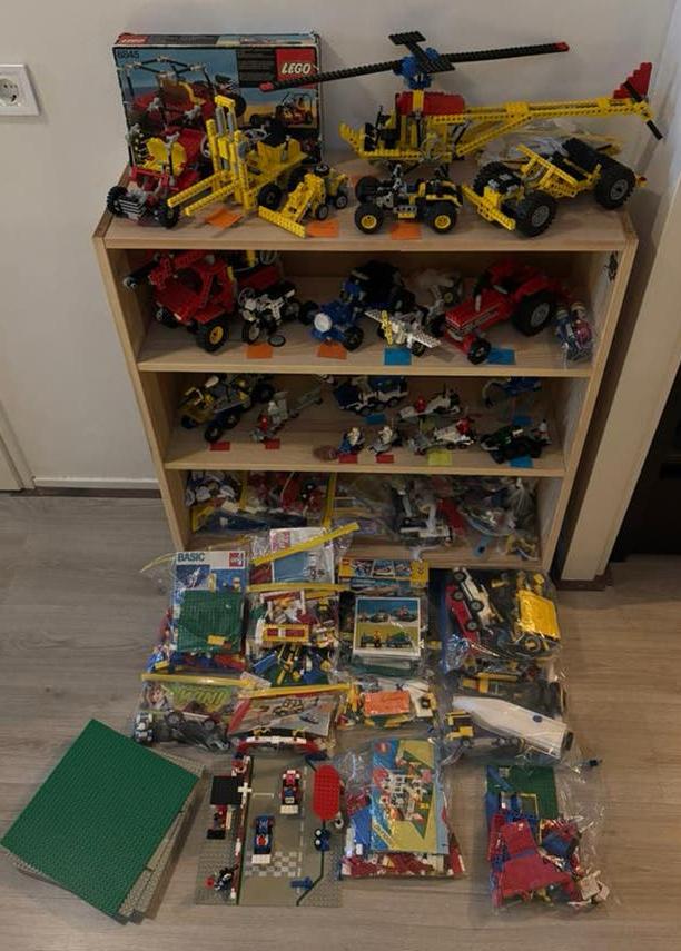 Vintage lego space, technic,town en 60+sets18 kg -+, Gebruikt, Overige thema's, Lego, Ophalen of Verzenden