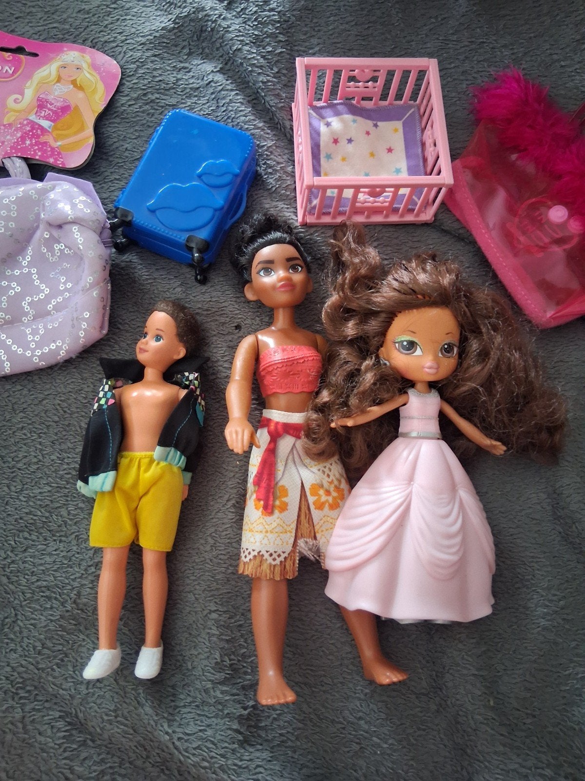 Grote set Barbie spulletjes en accessoires, Ophalen of Verzenden, Gebruikt, Barbie