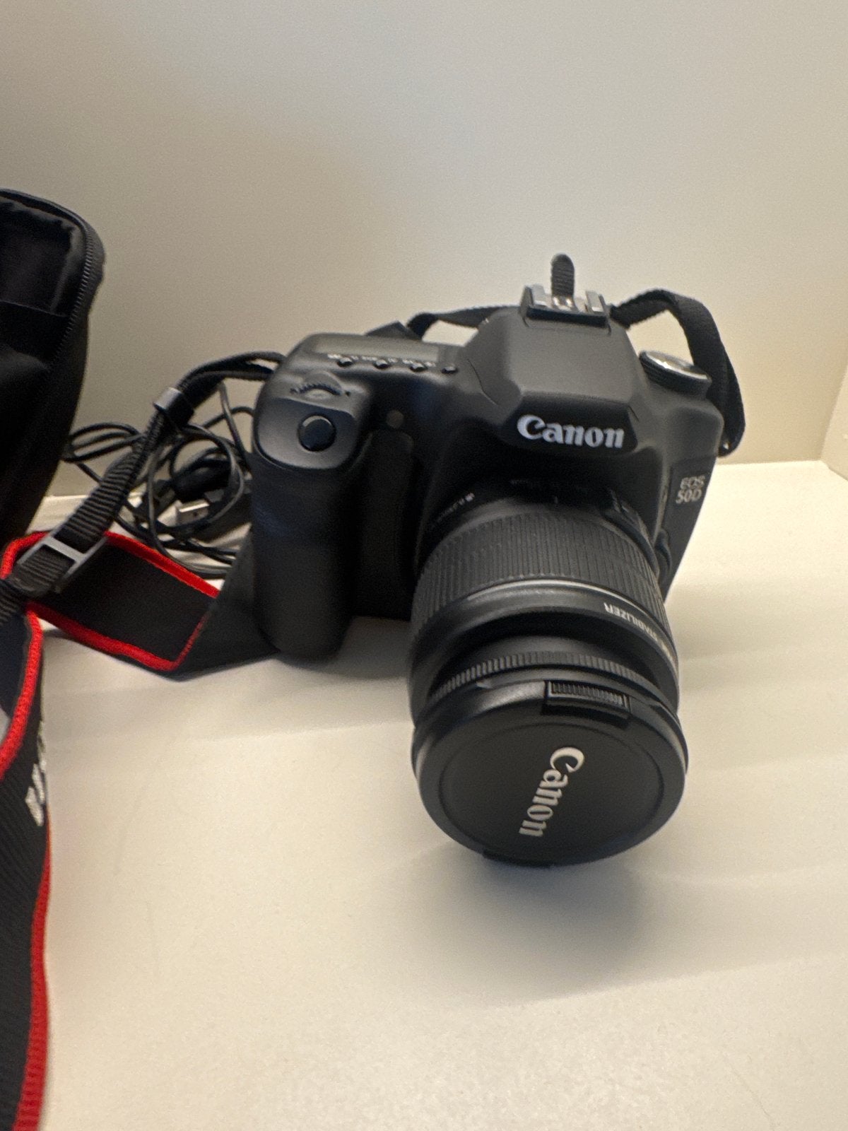 Complete Canon EOS 1000D Spiegelreflexcamera Set, Gebruikt, Spiegelreflex, Canon, Beeldstabilisatie