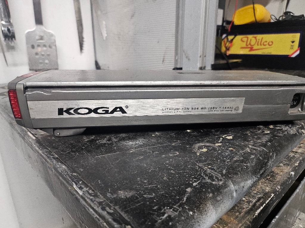 Gezocht:  Originele Koga ION 360 Wh accu (36V /, Ophalen of Verzenden, Gebruikt