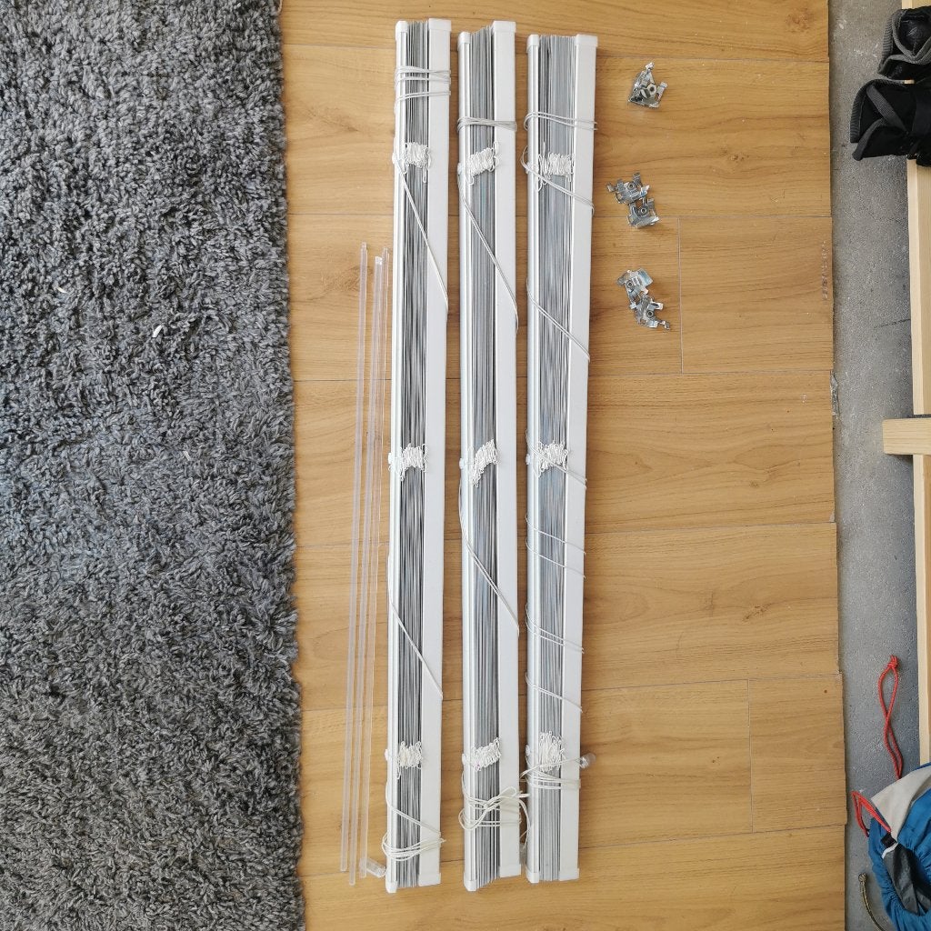 3x Luxaflex wit, Ophalen, Jaloezie, Gebruikt, Overige merken