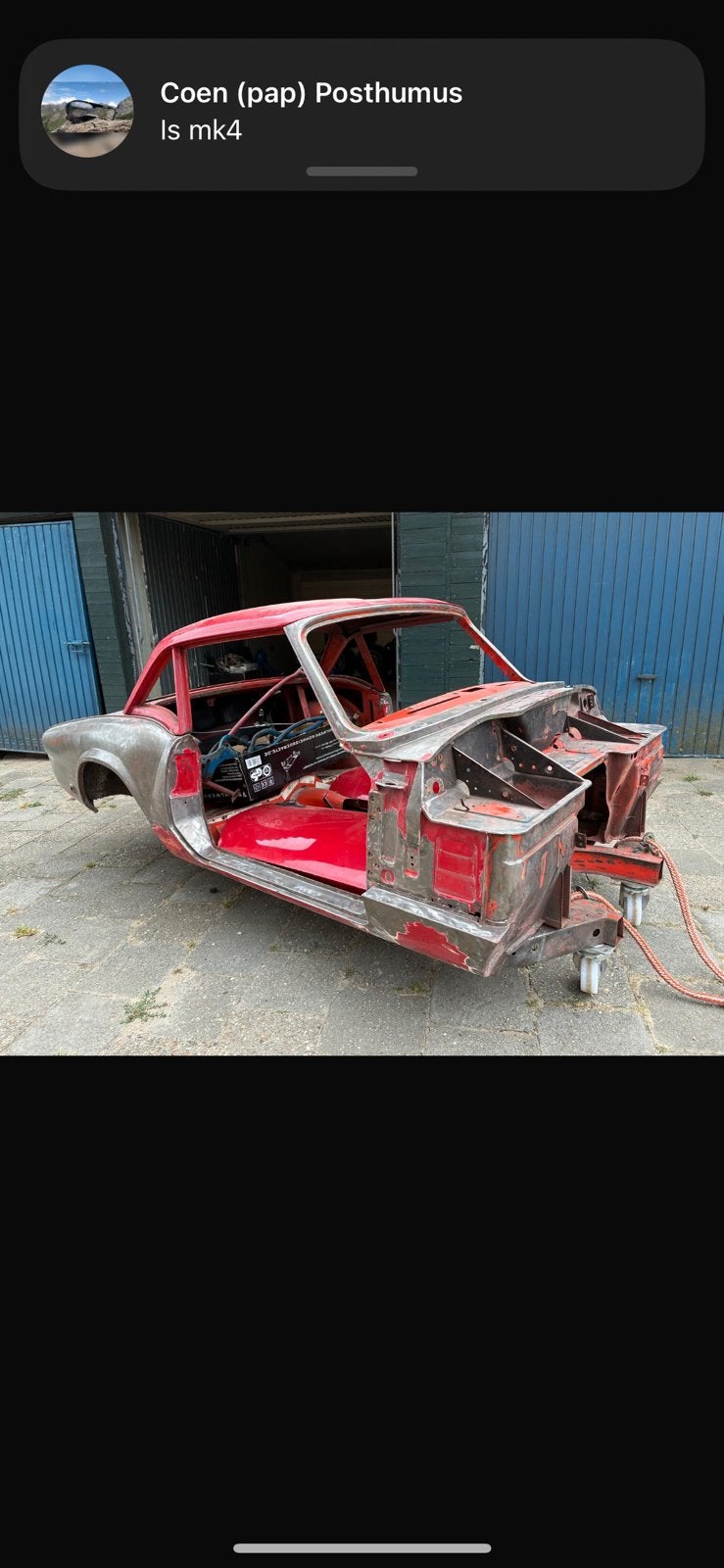 Triumph spitfire 1500 hard carrosserie + chassis, Ophalen of Verzenden, Voor, Triumph, Motorkap